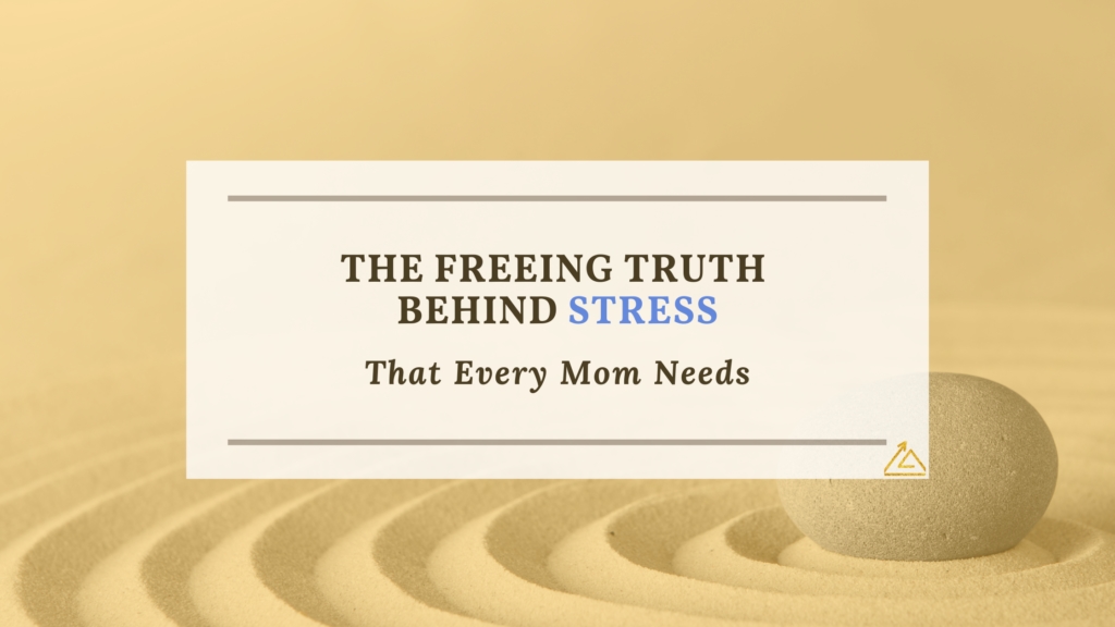 web banner for blog article for stressed moms - parenting is not natural